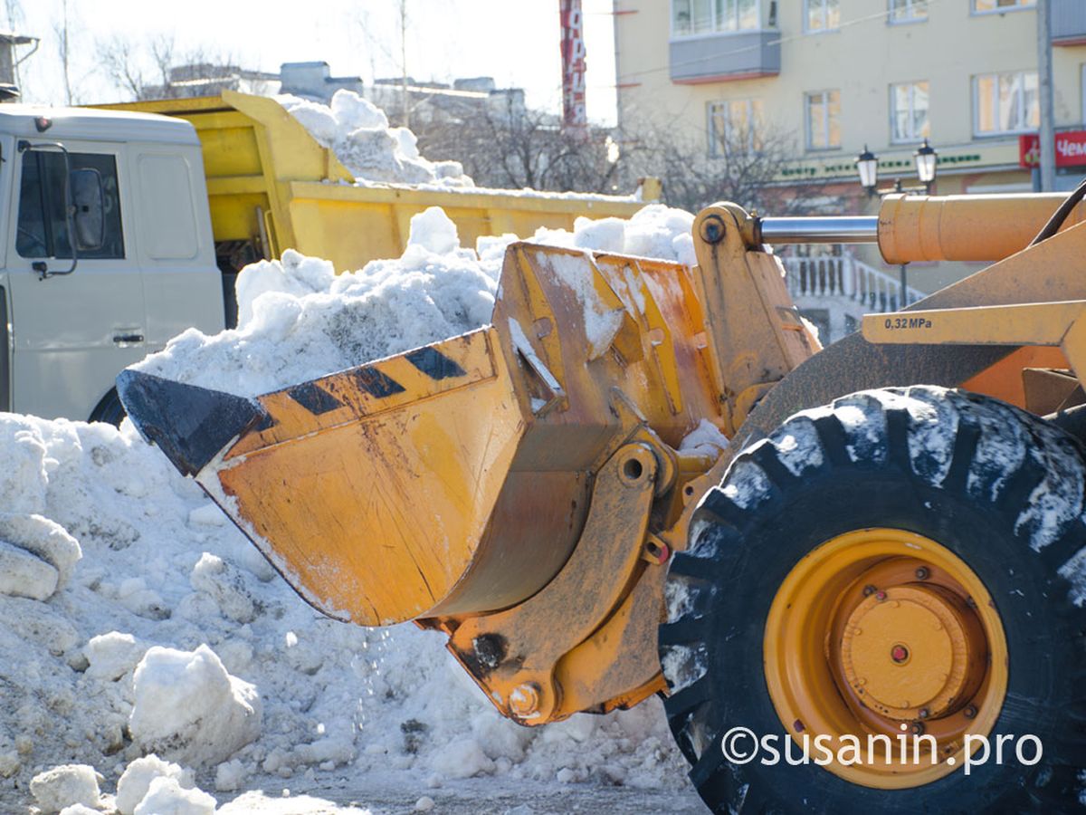 В Ижевске опубликовали график вывоза снега с улиц с 20 по 24 января